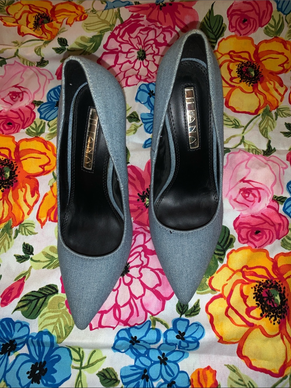 NWOB Liliana Denim Heels